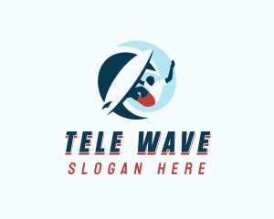 Wave Sea Surfer logo design