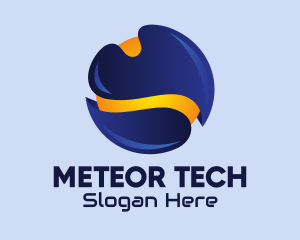 Modern Tech Sphere  logo design