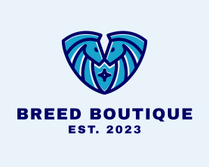 Fancy Horse Equestrian logo design