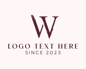 Painter Letter W logo