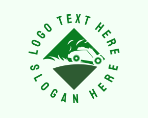 Lawn Mower Landscaping logo