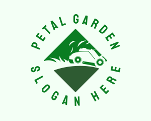 Lawn Mower Landscaping logo design