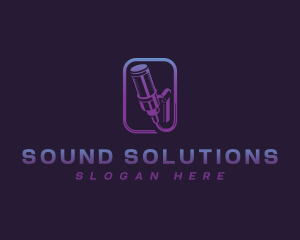 Microphone Sound Recording logo