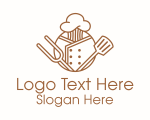 Brown Kitchen Utensil  Logo