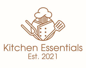 Brown Kitchen Utensil  logo design