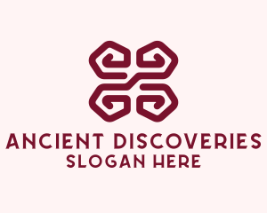 Ancient Tribal Swirl logo design