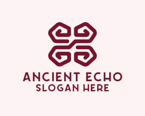 Ancient Tribal Swirl logo design