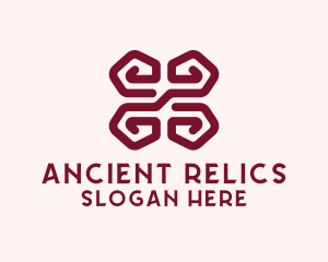 Ancient Tribal Swirl logo design