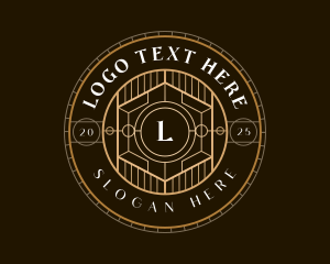Premium Art Deco logo