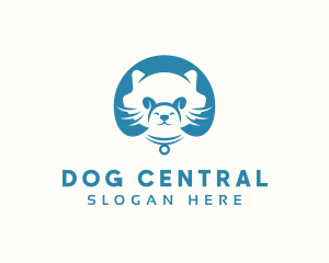 Cat & Dog Pet Care logo design