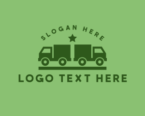 Logistics Trucking Company Logo