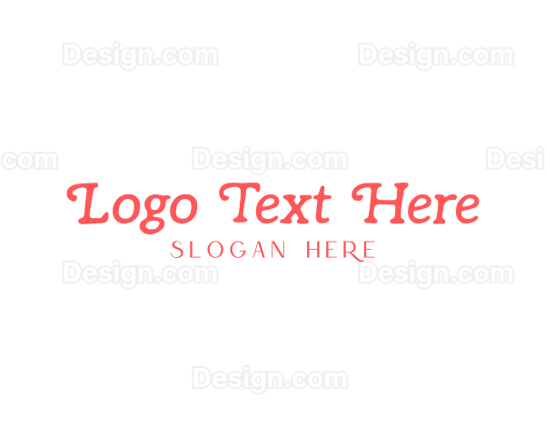 Vintage British Script Logo