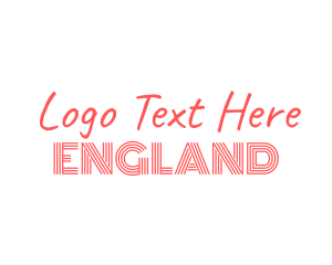 Retro British Handwriting Logo