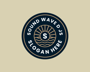 Sun Wave Resort logo design