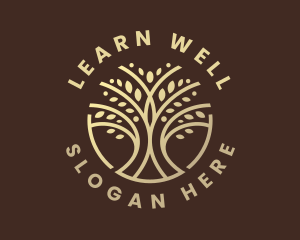 Wellness Tree Branch logo design