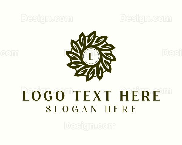 Elegant Flower Jewelry Logo