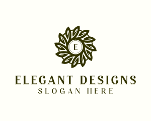 Elegant Flower Jewelry logo design