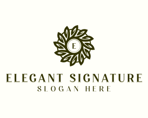 Elegant Flower Jewelry logo design