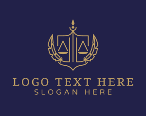 Legal Golden Scale Logo