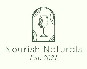 Natural Wine Glass Kombucha logo