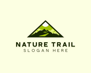 Outdoor Mountain Peak logo design