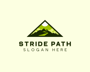 Outdoor Mountain Peak logo design