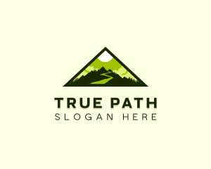 Outdoor Mountain Peak logo design