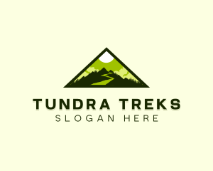 Outdoor Mountain Peak logo design