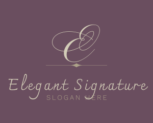 Elegant Fashion Feminine logo design