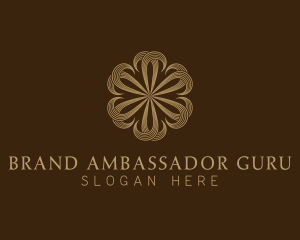 Abstract Luxury Floral logo design