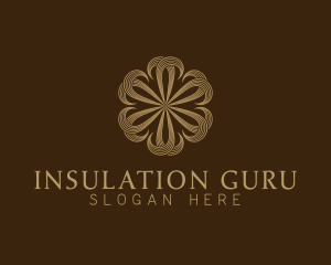 Abstract Luxury Floral logo design