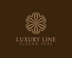 Abstract Luxury Floral logo design