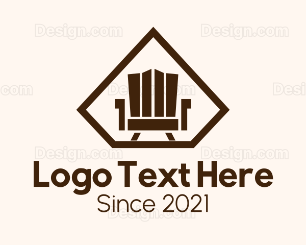 Wooden Outdoor Chair Logo