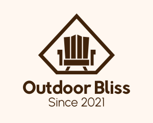 Wooden Outdoor Chair logo design