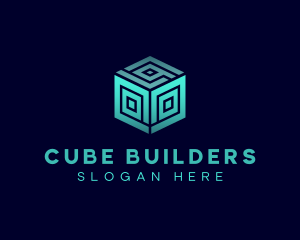 Cube Programming Technology  logo design