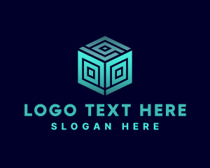 Graphics - Cube Programming Technology logo design