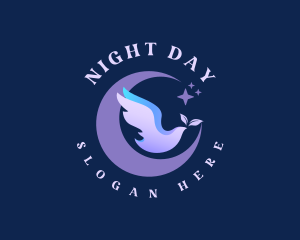 Night Bird Dove logo design