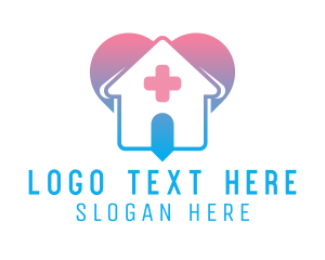 Nurse - Heart Nursing Home logo design