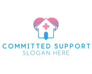 Heart Nursing Home Care logo design