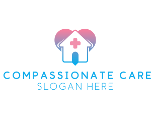 Heart Nursing Home Care logo design