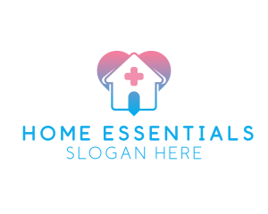 Heart Nursing Home Care logo design