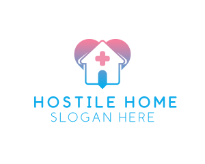 Heart Nursing Home Care logo design