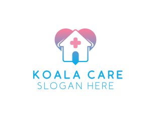 Heart Nursing Home Care logo design