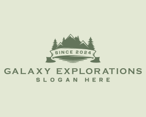 Mountain Hiking Travel logo design