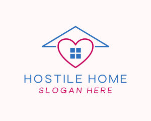 Heart Home Realty logo design