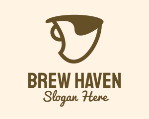 Brown Coffee Mug logo