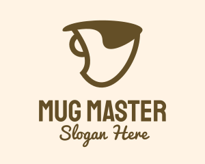 Brown Coffee Mug logo