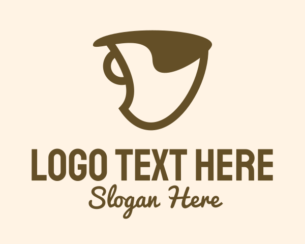 Brown Coffee Mug logo