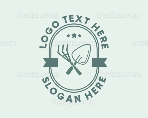 Rustic Garden Tools Logo