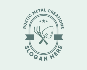 Rustic Garden Tools logo design